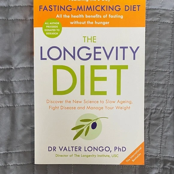The Longevity Diet Book by Dr. Valter Longo & Bone Broth Breakthrough book - Picture 2 of 6